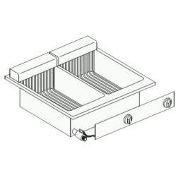 FRITEUSE ÉL. 2X10 L