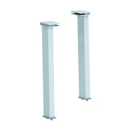 2 SUPPORTS POUR VERRE COURBÉ